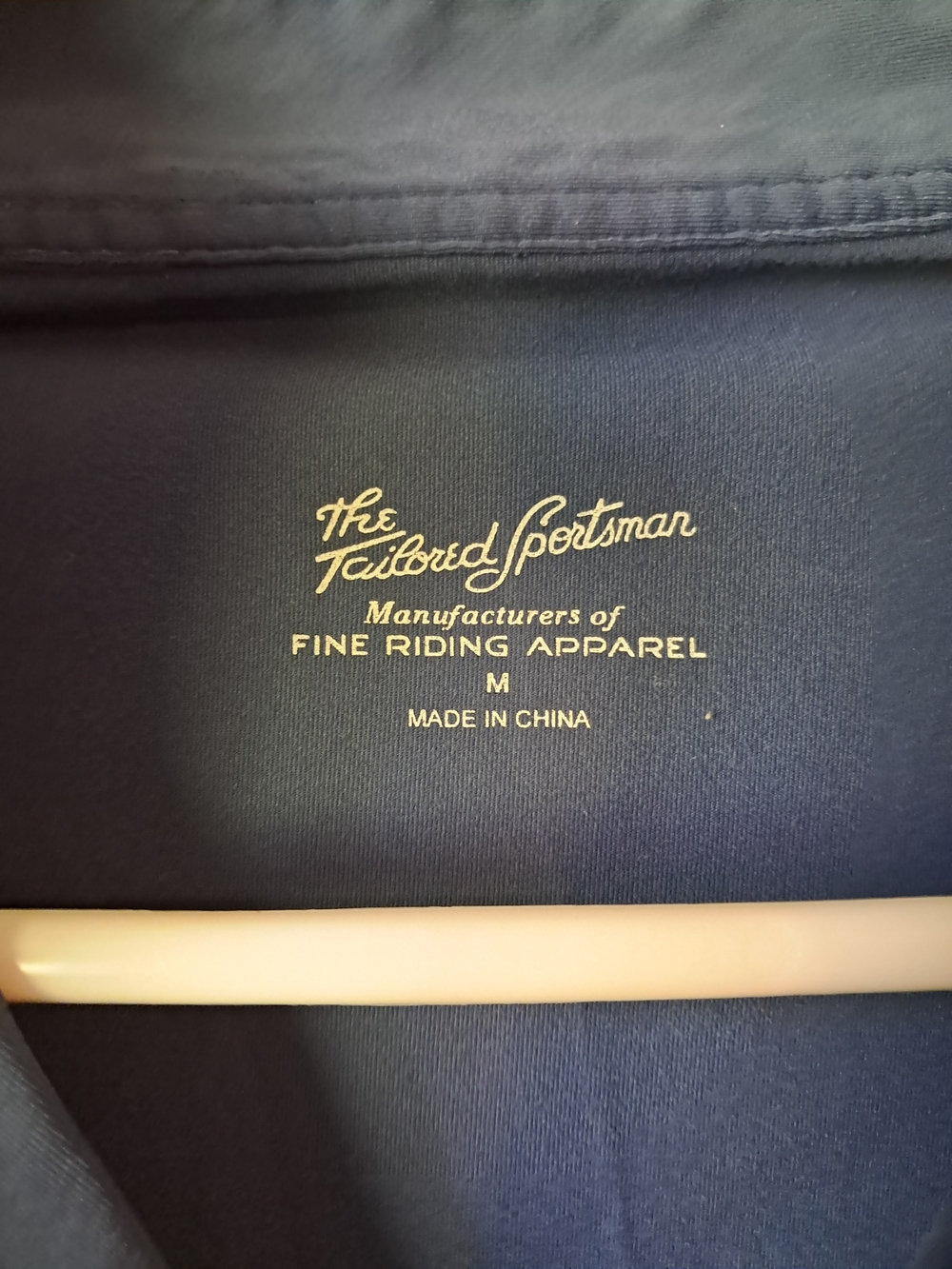 The Tailored Sportsman IceFil Navy Performance Top- Quarter Zip - Picture 4 of 6